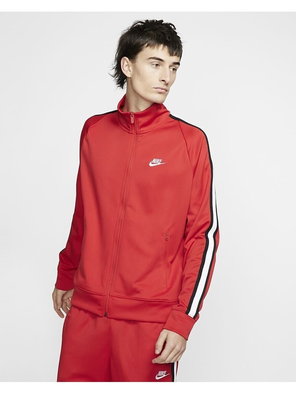 Nike Boys Knit Warm-Up Jacket Size XL